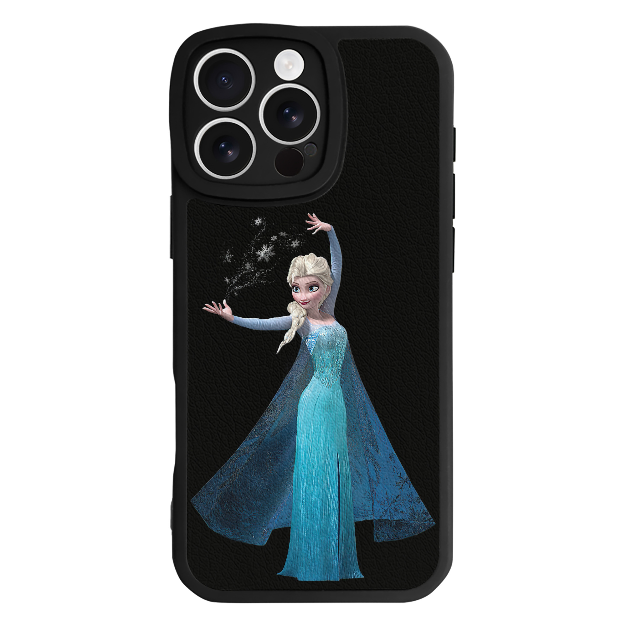 （画像用） アナと雪の女王 アンナ エルサ Frozen Anna Elsa 【iPhone 16シリーズ対応】シリコンスマホケース（レザー調） 材質：シリコン